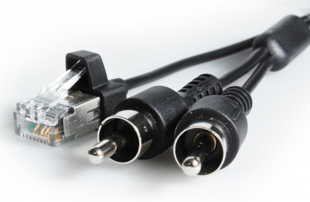 2 X RCA Male => RJ45