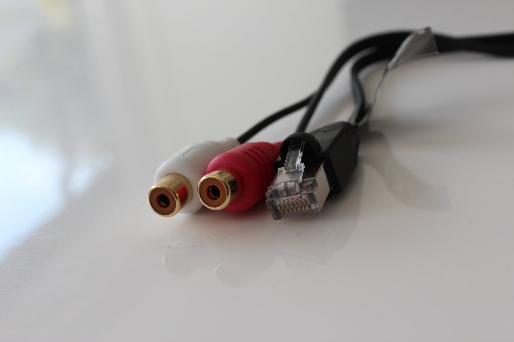 2 x RCA Female => RJ45