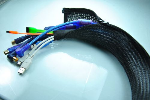 Cable Sock With Zip - White