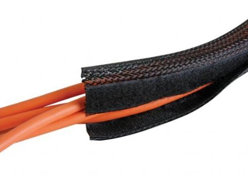 Cable Socks with velcro black